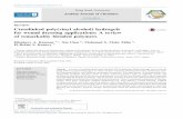 Crosslinked poly(vinyl alcohol) hydrogels for wound dressing applications… · 2017-03-02 · The importance of biodegradable–bio-compatible synthetic polymers such as PVA, natural