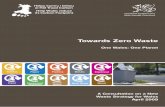 Towards Zero Waste - NHS Wales Waste Strategy (e).pdf · Towards Zero Waste A consultation on a new Waste Strategy for Wales 1 Consultation The purpose of this consultation is to