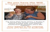 … · Web viewgift to L’Arche Australia: use these details L’Arche Australia Ltd ABN 33 008 547 028; P.O. Box 613, Rosny Park, Tas 7018 A gift to L’Arche Australia may be used