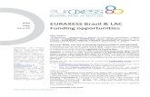 EURAXESS Brazil & LAC Funding opportunities · focused on researcher mobility and career development. Among other ... seed funding, travel grants and more. All of them are open to