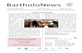 BartholoNews · BartholoNews 24 November 2015 Issue No: 77 7 - 2 - Be first to get the news ... courses and an application form. BREAKFAST As a display of support for France ... Newbury