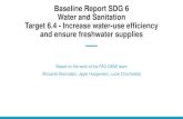 SDG 6 Synthesis Report · competition among users. High water stress, on the contrary, indicates substantial use of water resources, with greater impacts on resource sustainability