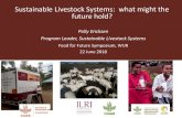 Polly Ericksen Program Leader, Sustainable Livestock Systems · 2018-07-04 · Program Leader, Sustainable Livestock Systems Food for Future Symposium, WUR 22 June 2018. ... better