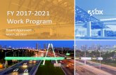 FY 2017-2021 Work Program - MDX · MDX FY 2017-2021 WORK PROGRAM The Miami-Dade Expressway Authority (MDX) ... Project 92404 -SR 924 Extension West to the Homestead Extension of the