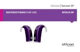 INSTRUCTIONS FOR USE BTE13 SP - Oticon/media/Oticon US/main/Download...Wash the earmold 21 Optional features and accessories 22 Mute the hearing instrument (optional) 23 Change programs