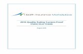 2016 Quality Rating System Proof Sheet User Guide - CMS · 2016 Quality Rating System Proof Sheet User Guide 1.ocument Purpose and Organizati D on This 2016 Quality Rating System