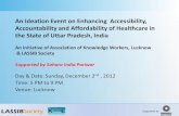 Ideation Conference on Improving Healthcare in Uttar Pradeshakwl.org/wp-content/uploads/2016/01/abt_event.pdf · Supported by Sahara India Pariwar Day & Date: Sunday, December 2nd,