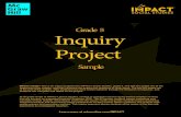Grade 5 Inquiry Project - Amazon S3 · Inquiry Project What's inside? This is an inquiry project from IMPACT Social Studies, grade 5. The first two pages are at the beginning of the