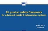 EU product safety framework...* HRC: human-robot collaboration Robots safety legislation Robots safety legislation Specific – The Radio Equipment Directive 2014/53/EU (RED) legislative