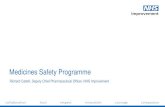 Medicines Safety Programme - SPS · Medicines Safety Programme actions 1. Patients Delivering the 4 Medicines Safety domains: • Improved shared decision making so that patients