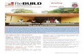 riefing - ReBUILD - ReBUILD Consortium · 2016-07-20 · riefing Research for stronger health systems post-conflict The ReUILD RP in Sierra Leone ReUILD’s research in Sierra Leone