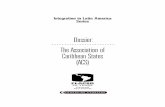 Dossier: TheAssociationof CaribbeanStates (ACS) · Dossier: TheAssociationof CaribbeanStates (ACS) IntegrationinLatinAmerica Series General Secretariat 50 YEARS. ... including the