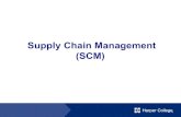 Supply Chain Management (SCM) - Harper College · 2020-05-29 · Supply Chain Management (SCM)? Supply Chain Management is defined as the design and management of value-added processes