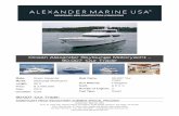 Ocean Alexander Skylounge Motoryacht · International Standards 33CFR 510(a) ... Ocean Alexander Skylounge Motoryacht – 90-007 'Our Trade' Page 8 of 29. Electrical - Furuno Navigation