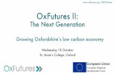 OxFutures II presentation-combinedoxfutures.org/...II_-presentation-combined-reduced.pdf• Transport accounts for 40% of all energy use in the County • 9% of electricity demand