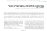 Empirical Evidence for Heterozygote Advantage in …...2016/05/16  · Empirical evidence for heterozygote advantage in adapting diploid populations of Saccharomyces cerevisiae Diamantis