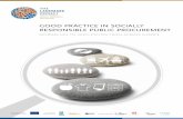 GOOD PRACTICE IN SOCIALLY RESPONSIBLE PUBLIC PROCUREMENT · GOOD PRACTICE IN SOCIALLY RESPONSIBLE PUBLIC PROCUREMENT social criteria. It describes verification and monitoring schemes
