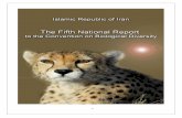 Islamic Republic of Iran - CBD · 1.2 Major changes in the status and trends of biodiversity A detailed description of Iran biodiversity status was provided in the fourth national