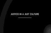 JUSTICE IN A JUST CULTURE - Flight Safety Foundation · Open Reporting Culture Individual Accountability . ... Understood the safety consequences of violating the rule ... JUSTICE