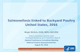 Salmonellosis linked to Backyard Poultry United States, 2016 · Type of Poultry Exposure among Illnesses linked to Backyard Poultry—United States, 2008–2016 (n=921) Types of Poultry