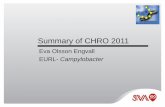 Summary of CHRO 2011 · CHRO, Campylobacter, Helicobacter and Related Organisms •16th International workshop 28th of August – 1st of September 2011 •Vancouver, BC, Canada •Plenary