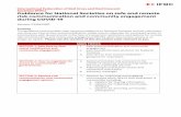 Societies (IFRC) Guidance for National Societies on safe ... · undertake any task related to COVID-19. Resolution 2 of the 30th International Conference of the Red Cross and Red