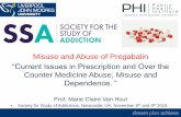 SSA – Society for the Study of Addiction - Misuse …...European Monitoring Centre for Drugs and Drug Addiction (EMCDDA) (2010) Annual report 2010: the state of the drugs problem