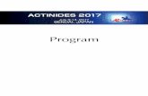 Actinides 2017 Abstractactinides2017.jp/program/pdf/Actinides2017_program... · 2018-03-06 · Weiqun Shi Laboratory of Nuclear Energy Chemistry, Institute of High Energy Physics,