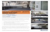EDUCATION BRUNEL UNIVERSITY - JOSEPH LOWE · PDF file EDUCATION BRUNEL UNIVERSITY - JOSEPH LOWE BUILDING UXBRIDGE, MIDDLESEX CLIENT: BRUNEL UNIVERSITY ARCHITECT: KENDALL KINGSCOTT