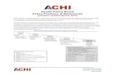 Health Policy Board - Arkansas€¦ · Little Rock, Arkansas 72201 Health Policy Board Policy Positions & Statements (positions updated April 8, 2015) ACHI's mission is to be a catalyst