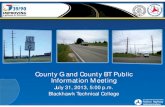 I-39/90 Project, County G and County BT …...2013/07/31  · I-39/90 Project, County G and County BT reconstruction, slideshow Keywords I-39/90 Project, County G, Prairie Avenue,