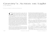 Gravity’s Action on Light - American Mathematical Society · 2010-11-09 · Gravity’s Action on Light A. O. Petters In memory of Vladimir Arnold and David Blackwell G ravitational