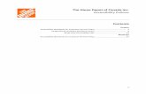 The Home Depot of Canada Inc. Accessibility Policies · 2020-06-15 · 2 The Home Depot of Canada Inc. ACCESSIBILITY STANDARDS FOR CUSTOMER SERVICE POLICY 1. INTRODUCTION The Accessibility