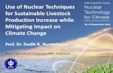 Use of Nuclear Techniques for Sustainable Livestock ... · IPB Profile 9 Faculties Faculty of Agriculture, Veterinary Medicine, Fisheries and Marine Science, Animal Husbandry, Forestry,