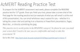 AzMERIT Practice Tests · Sample 10th Grade Writing Question Writing test questions include a passage and then a prompt that challenges you to respond based on your analysis of the