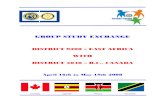 GROUP STUDY EXCHANGE · Group Study Exchange is an educational program of The Rotary Foundation where Rotary districts in different countries are paired to send and receive professional