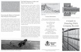 Company Records - Colorado State University · This brochure was modeled on guides published by the Society of American Archivists. LIBRARIES Preserving the History of Colorado’s