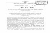 REPUBUCA DE COLOMBIA 19ai - minsalud.gov.co · 2019-07-31 · ...-g . MINISTERIO DE HACIENDA Y CRÉDITO PÚBLI ~.f /t. ",V\ ( DECRETO NÚMERO . 1333 . DE 2019 . 25 . JUf..>2019 .