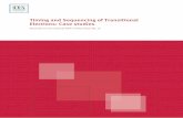 Timing and Sequencing of Transitional Elections: …...Timing and Sequencing of Transitional Elections: Case studies 1. Transitional elections in Bosnia and Herzegovina, 1996–2002