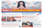 WHAT IS INFLUENCER MARKETING? · INFLUENCER marketing is a fast-growing industry. Brands are increasingly looking to team up with social media influencers (you might call them YouTubers