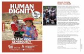 Human Dignity: more tHan ever - Development and Peace · 2013-01-14 · mini-magazine Human Dignity: more tHan ever Commitment to human dignity is needed more than ever in our world