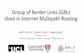 Group of Border Links (GBL) Used in Internet ... - RIPE 79 · Measurement based on RIPE Atlas 11 •We studied the top-50 ASes according to CAIDA’s AS-Rank •30 ASes hosted RIPE