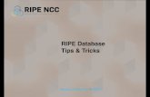 RIPE Database Tips & Tricks€¦ · Ferenc Csorba | RIPE 72 | 23 May 2016 4 Global Resource Service •Allows you to query other RIRs databases - And two Internet Routing Registries