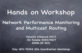 Hands on Workshop - Asian Institute of Technology...Network Performance - Overview - 1. E2E performance Problem 2.E2E Performance Measurement by Iperf Iperf Instration Run Iperf in
