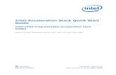 Intel Acceleration Stack Quick Start Guide · Intel Acceleration Stack Quick Start Guide Intel FPGA Programmable Acceleration Card D5005 Updated for Intel ® Acceleration Stack for