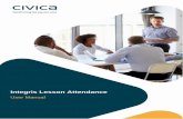 Integris Lesson Attendance Manual...1.0 Document Control & Footers added Adam Catterall (RMA-WA) 03/07/03 1.1 Minor changes after review Adam Catterall (RMA-WA) 16/07/03 1.2 Fixed
