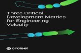 Three Critical Development Metrics for Engineering Velocity€¦ · Three Critical Development Metrics for Engineering Velocity | CircleCI Methodology 2 CircleCI takes security and