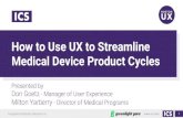 How to Use UX to Streamline Medical Device Product Cycles How to Use UX to Streamline Medical Device