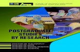 POSTGRADUATE STUDIES BY RESEARCHpppjj.usm.my/images/brochure/kemaskini_16-JUNE... · doctor of philosophy master of arts master of social science master of science school of distance