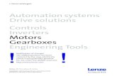 Automationsystems Drivesolutions Motorsdownload.lenze.com/TD/Gxx geared motors angle inverter... · 2020-02-19 · GKR03 600 800 1000 1100 1250 1400 1400 1400 1400 1400 GKR04 700